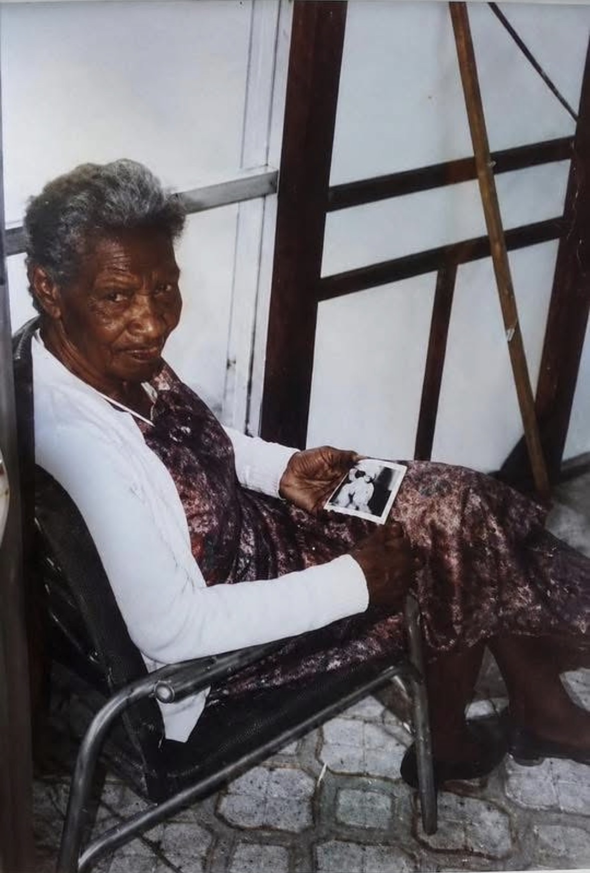 Historic family photograph of Big Aunt Bessie